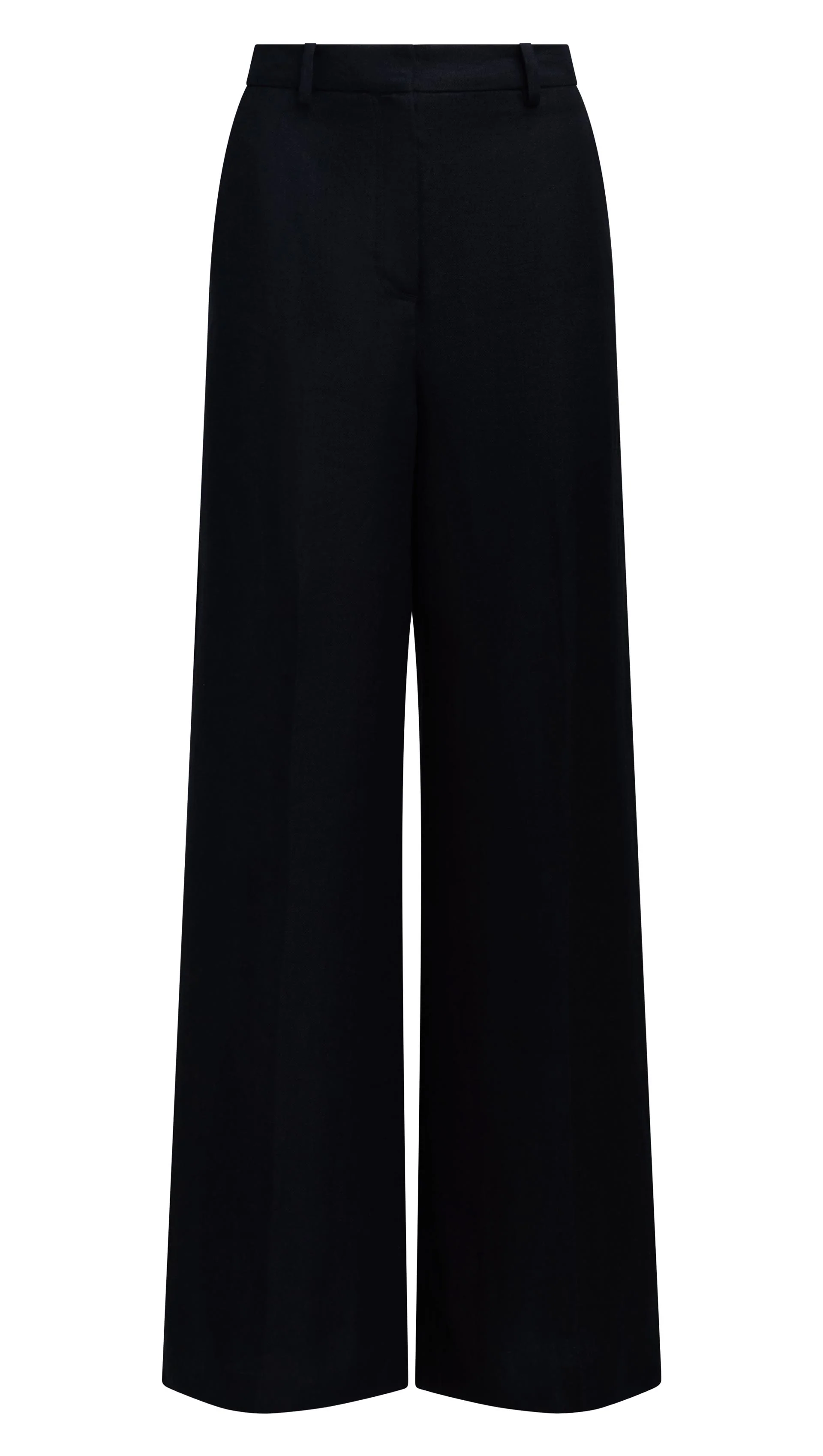 Park Trouser in Basket Weave Linen | Midnight - Image 9