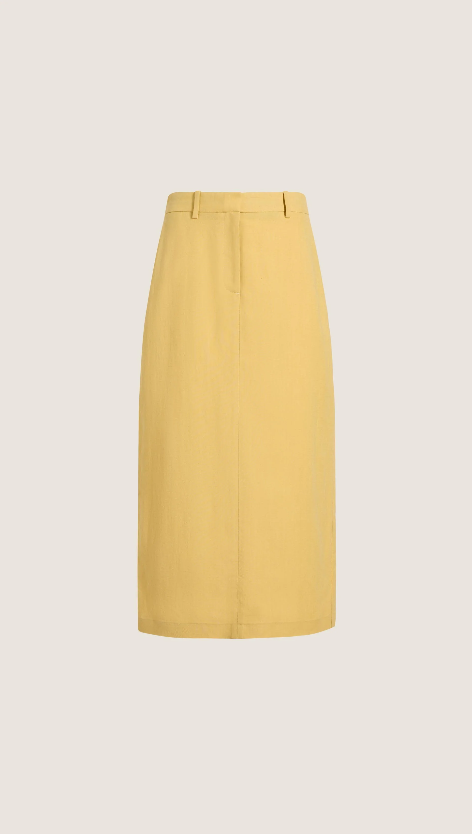 Pencil Skirt in Viscose Linen | Sunflower - Image 9