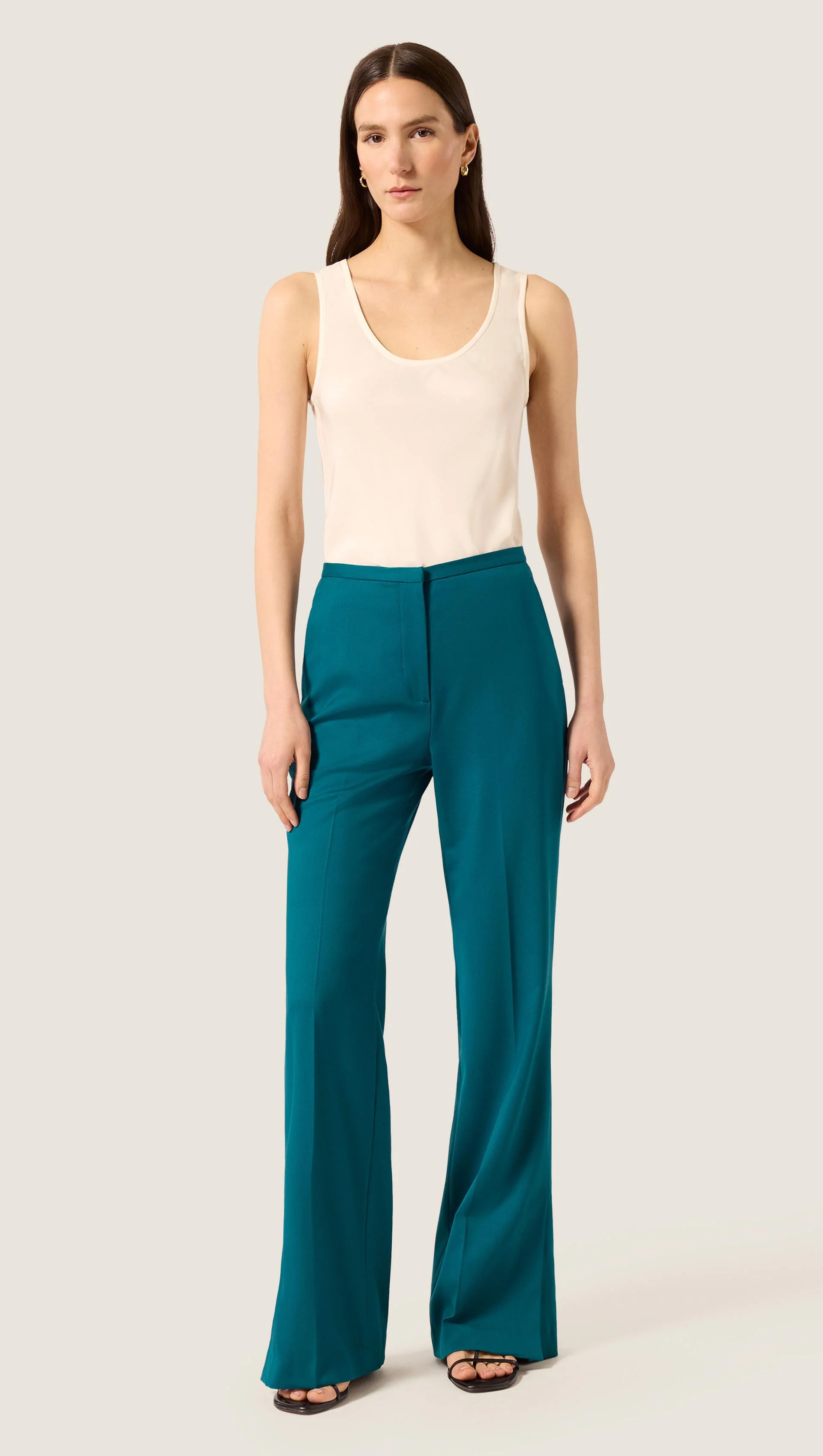 Prince Trouser in Seasonless Wool | Deep Teal