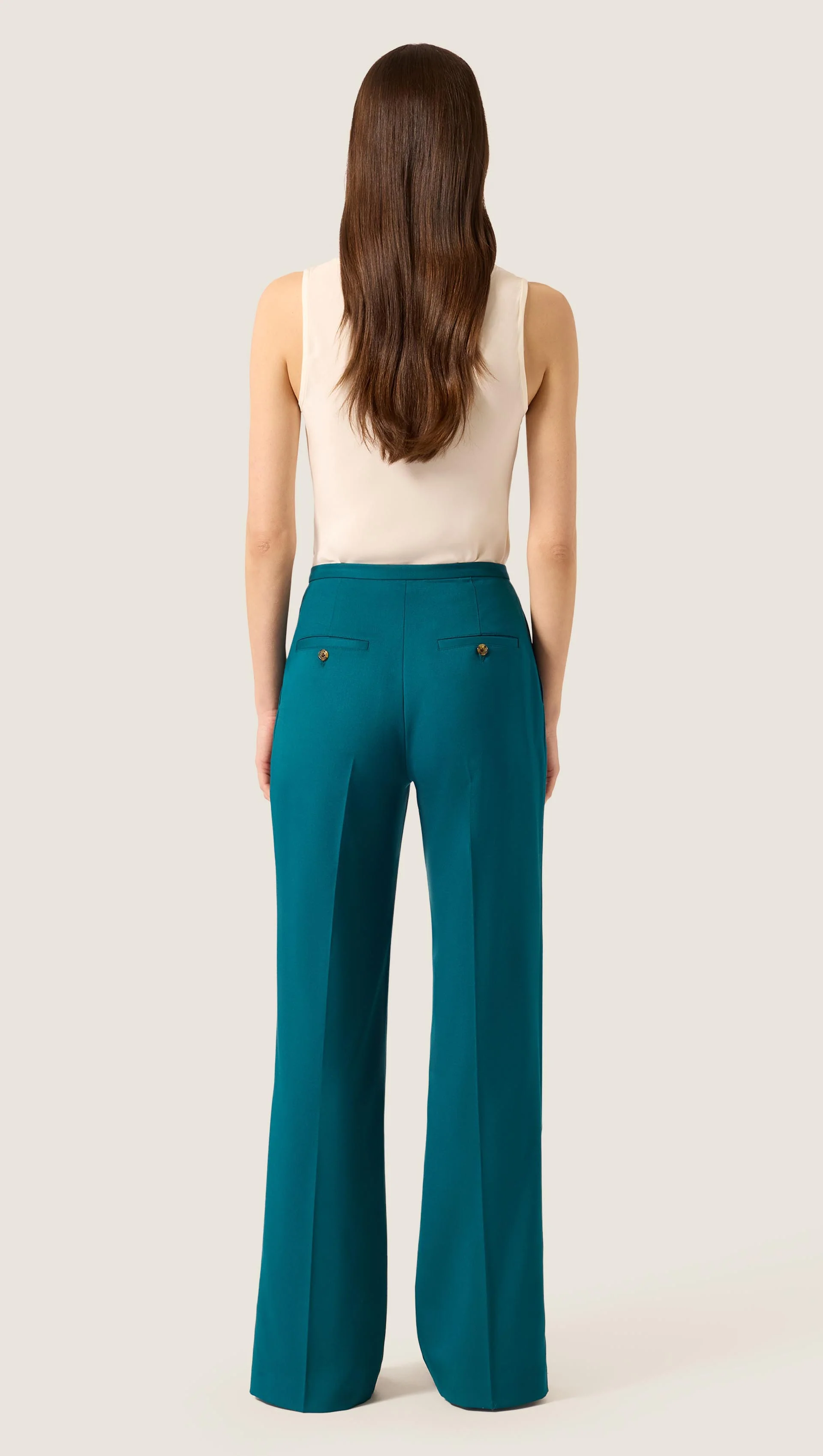 Prince Trouser in Seasonless Wool | Deep Teal - Image 4