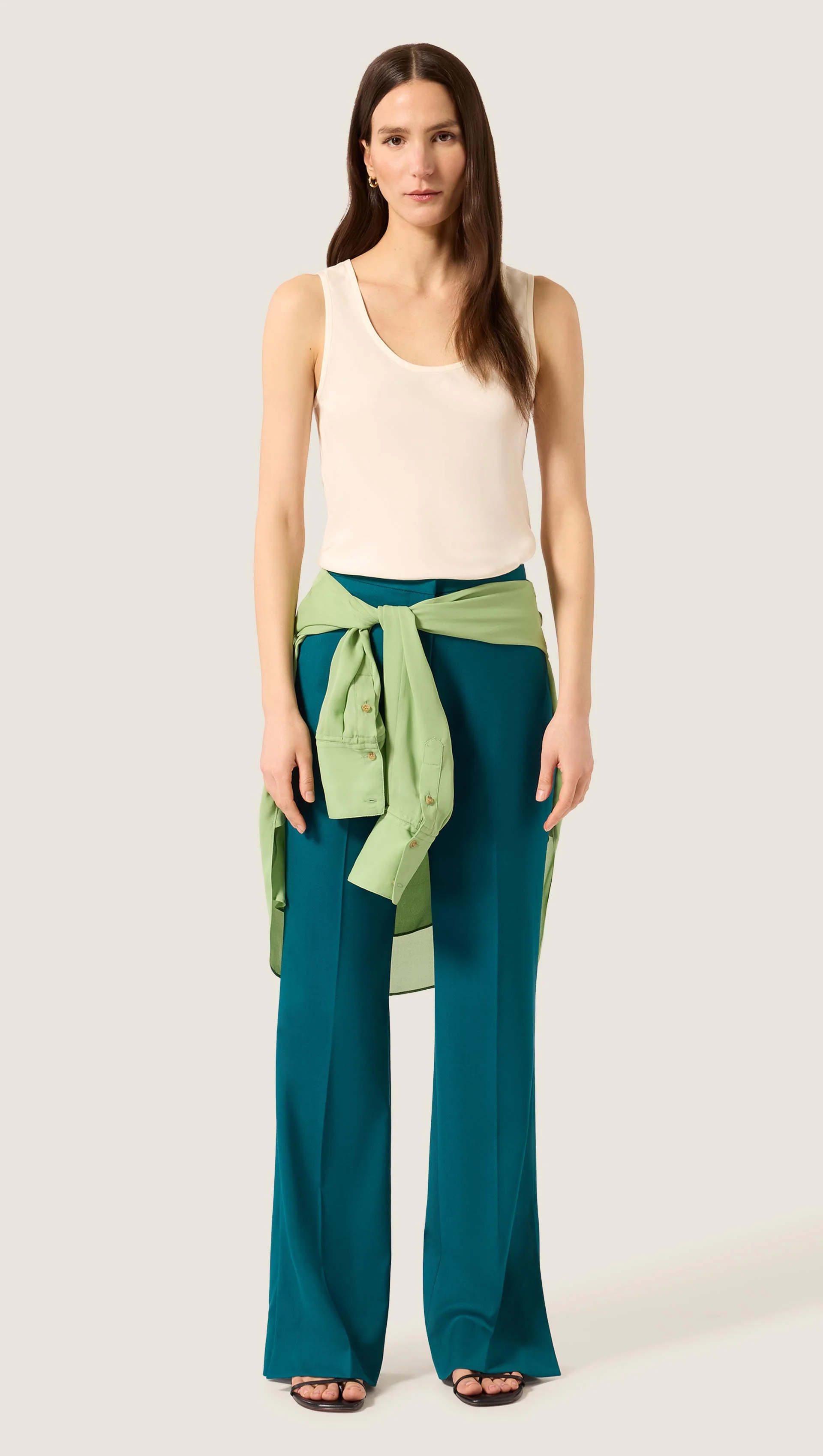 Prince Trouser in Seasonless Wool | Deep Teal - Image 7