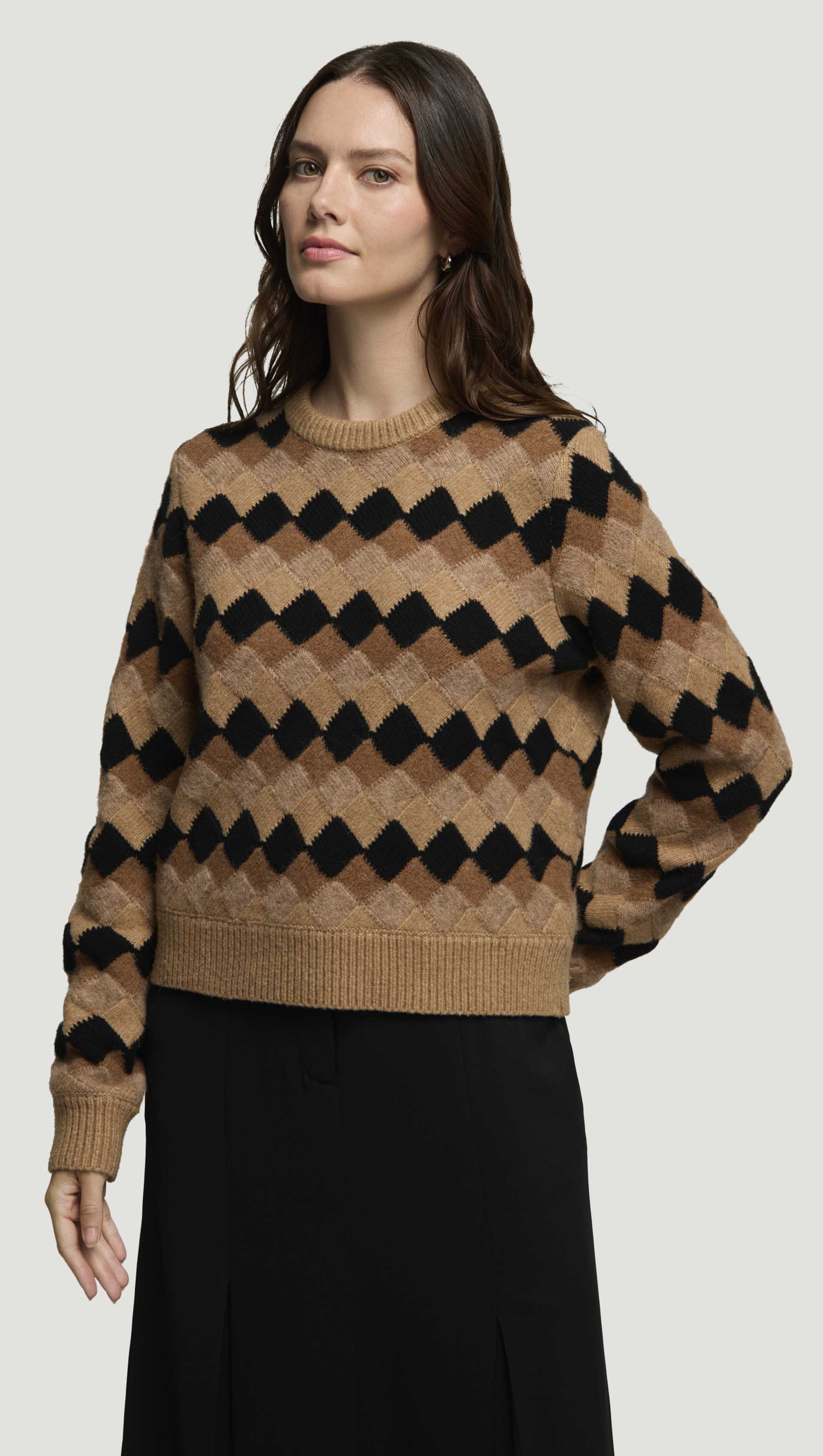 Shrunken Pullover in Luxe Yarn | Domino