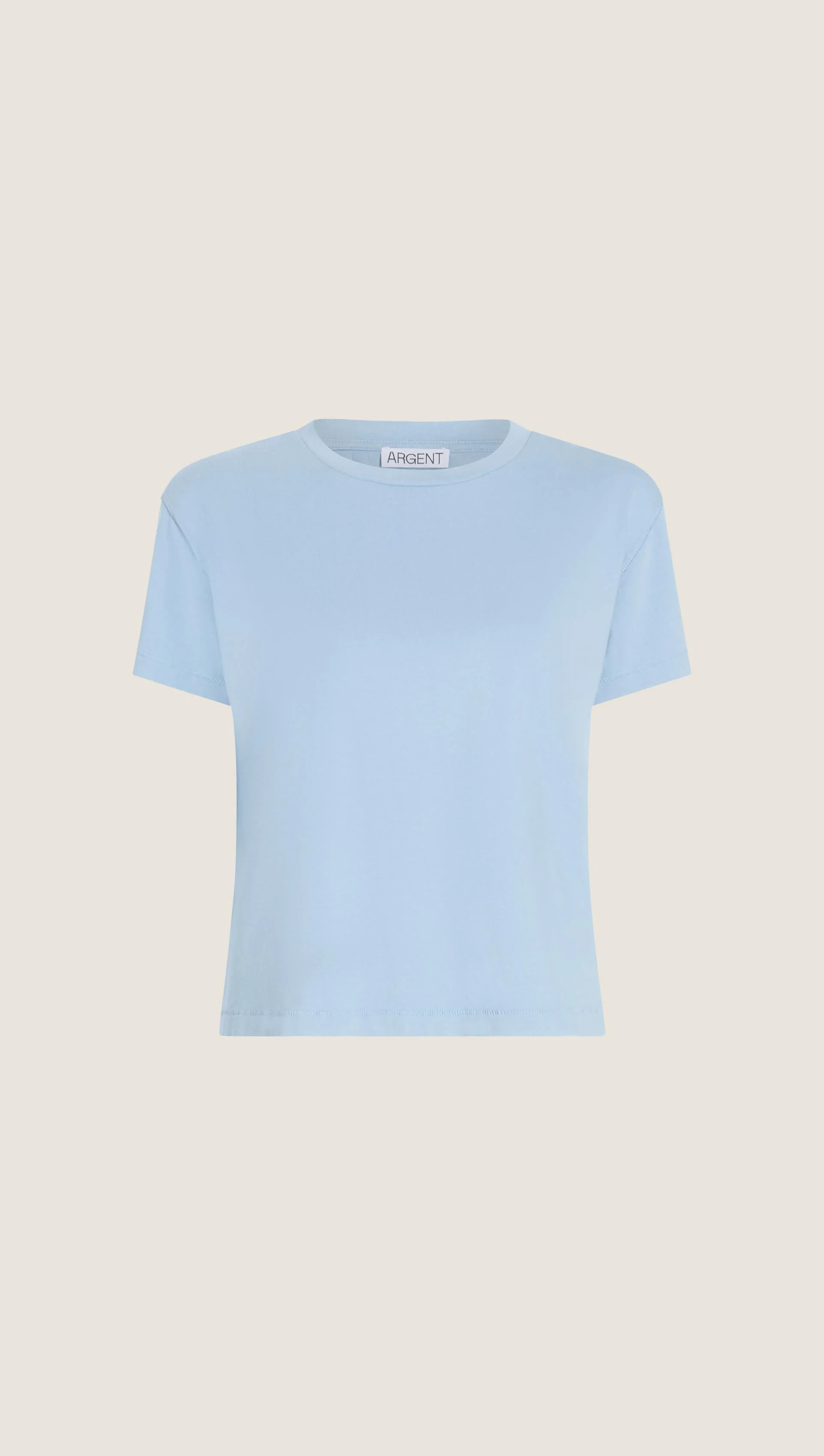 Shrunken Tee in Cotton Jersey | Maya Blue - Image 8