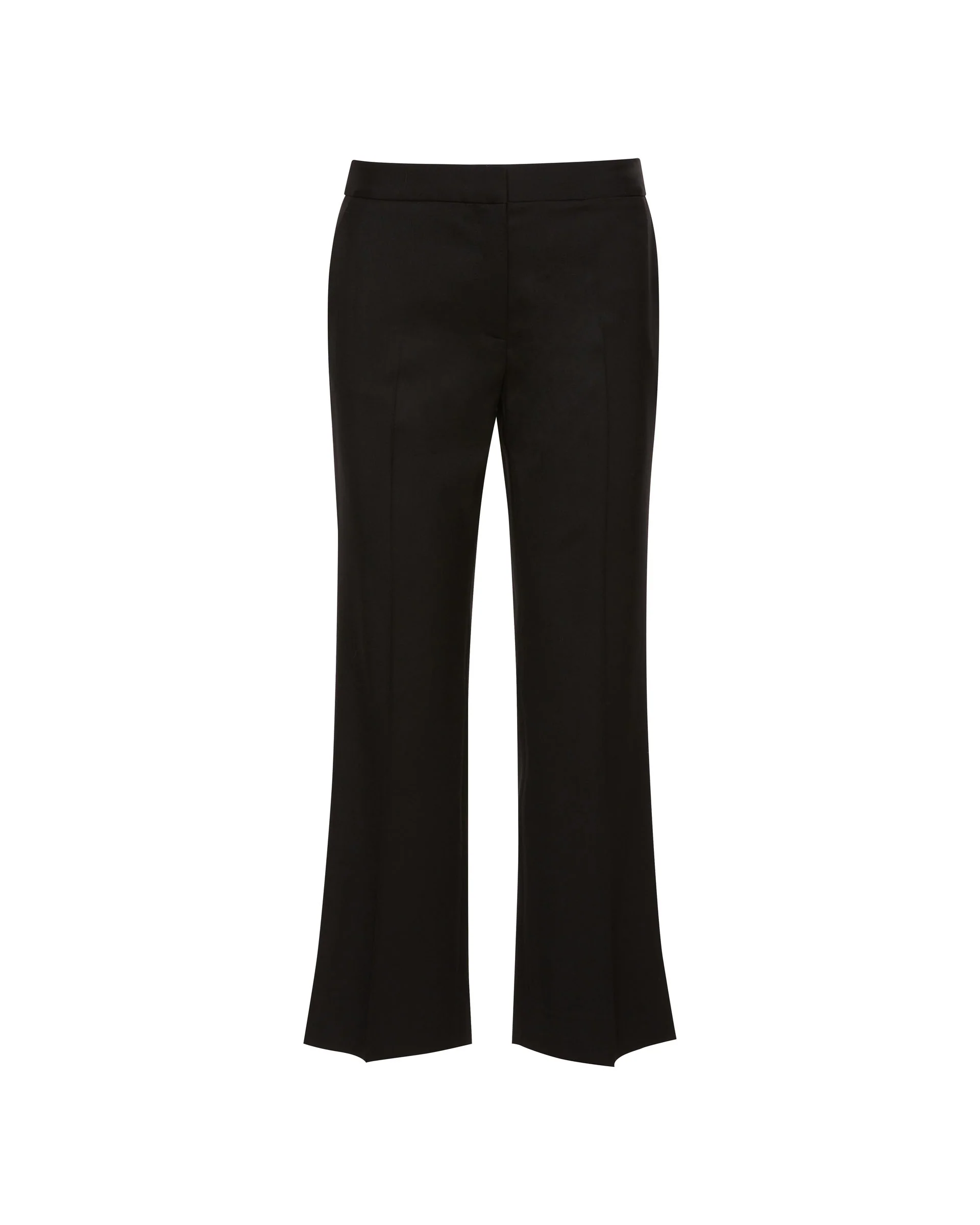 Slim Kick Flare Trouser in Seasonless Wool | Black - Image 7