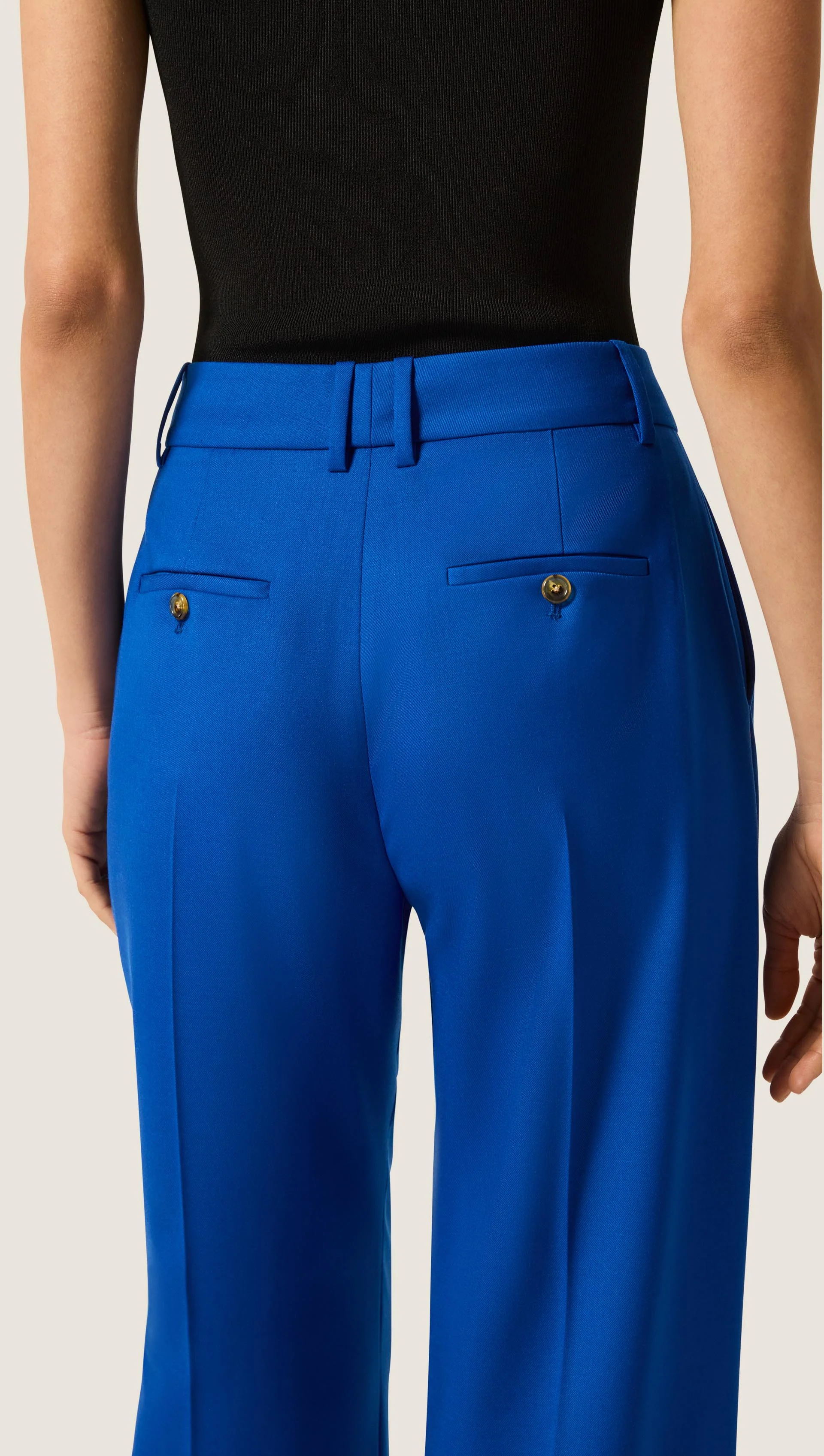 Soho Trouser in Seasonless Wool | Azure - Image 6
