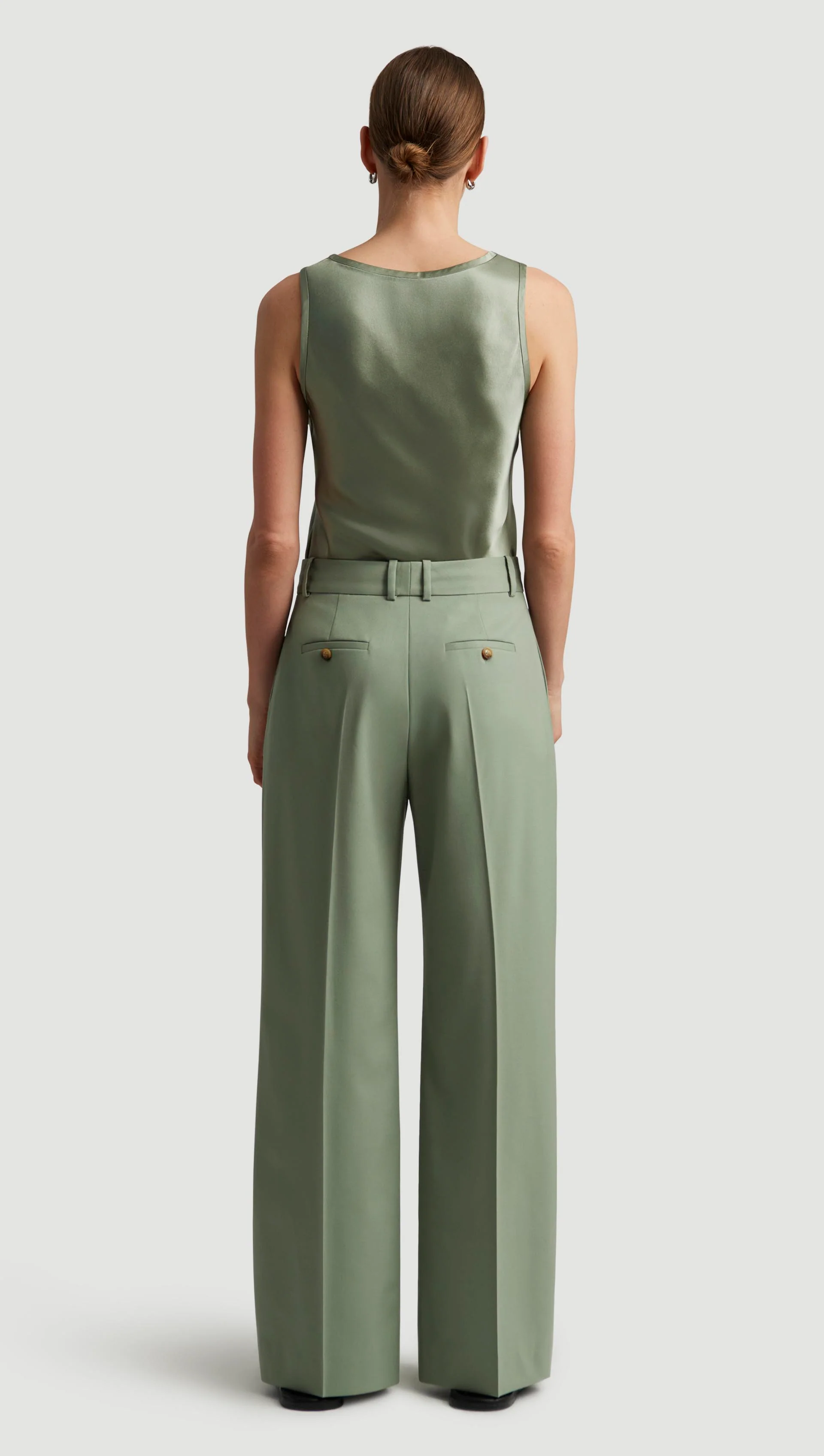 Soho Trouser in Seasonless Wool | Pistachio - Image 4