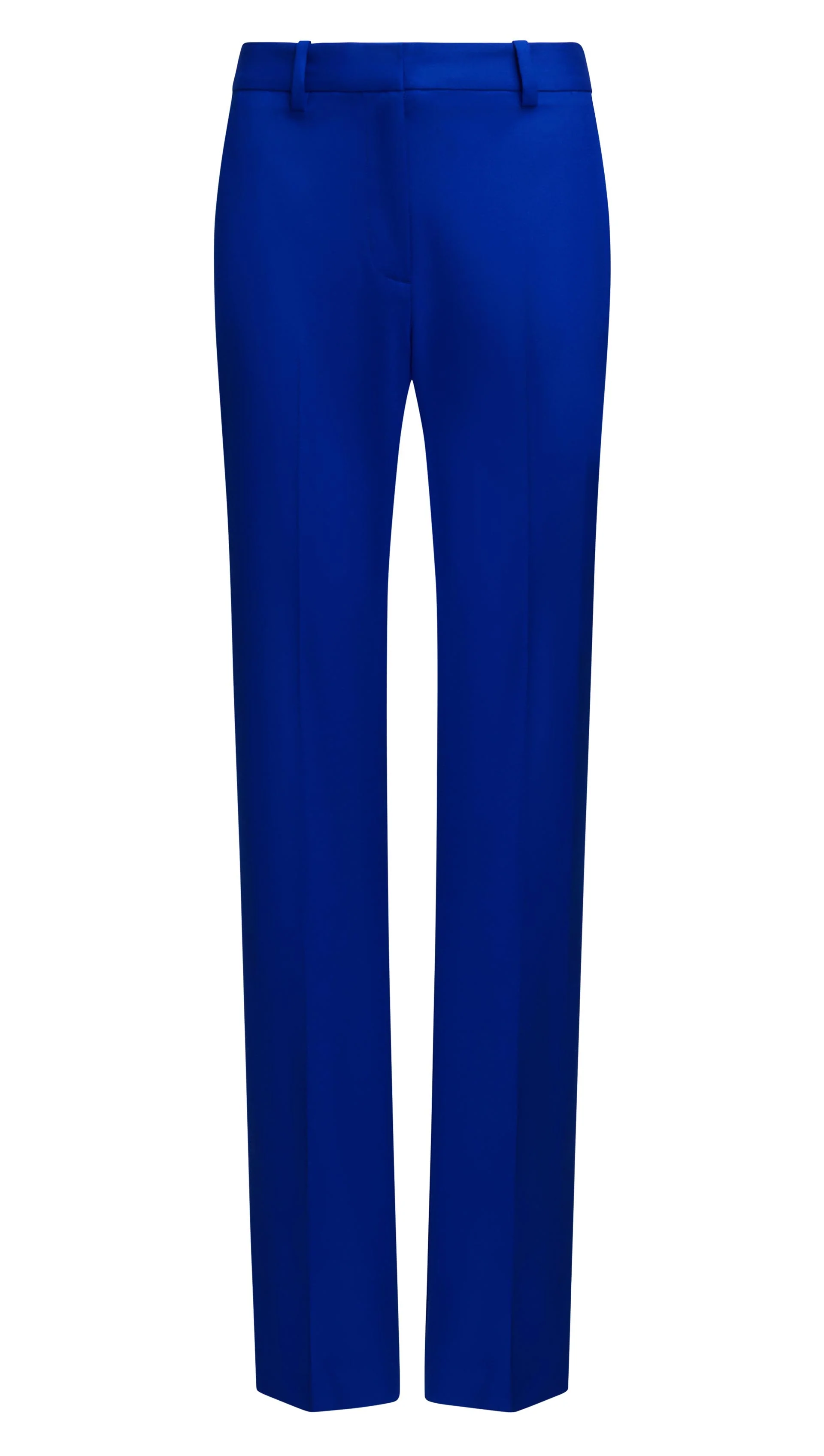 Straight Leg Trouser in Seasonless Wool | Lapis - Image 9