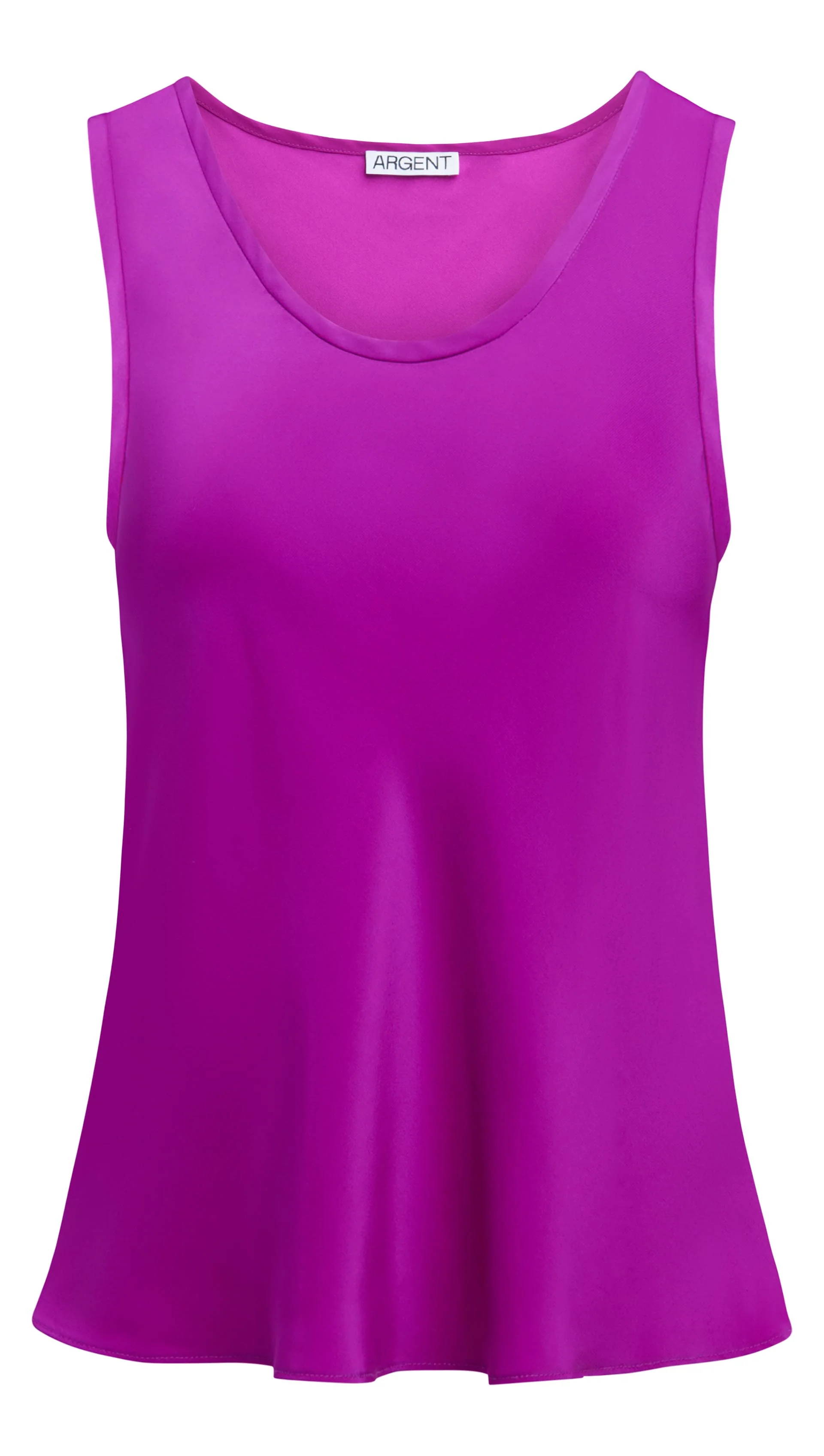Tank in Silk Charmeuse | Orchid - Image 5