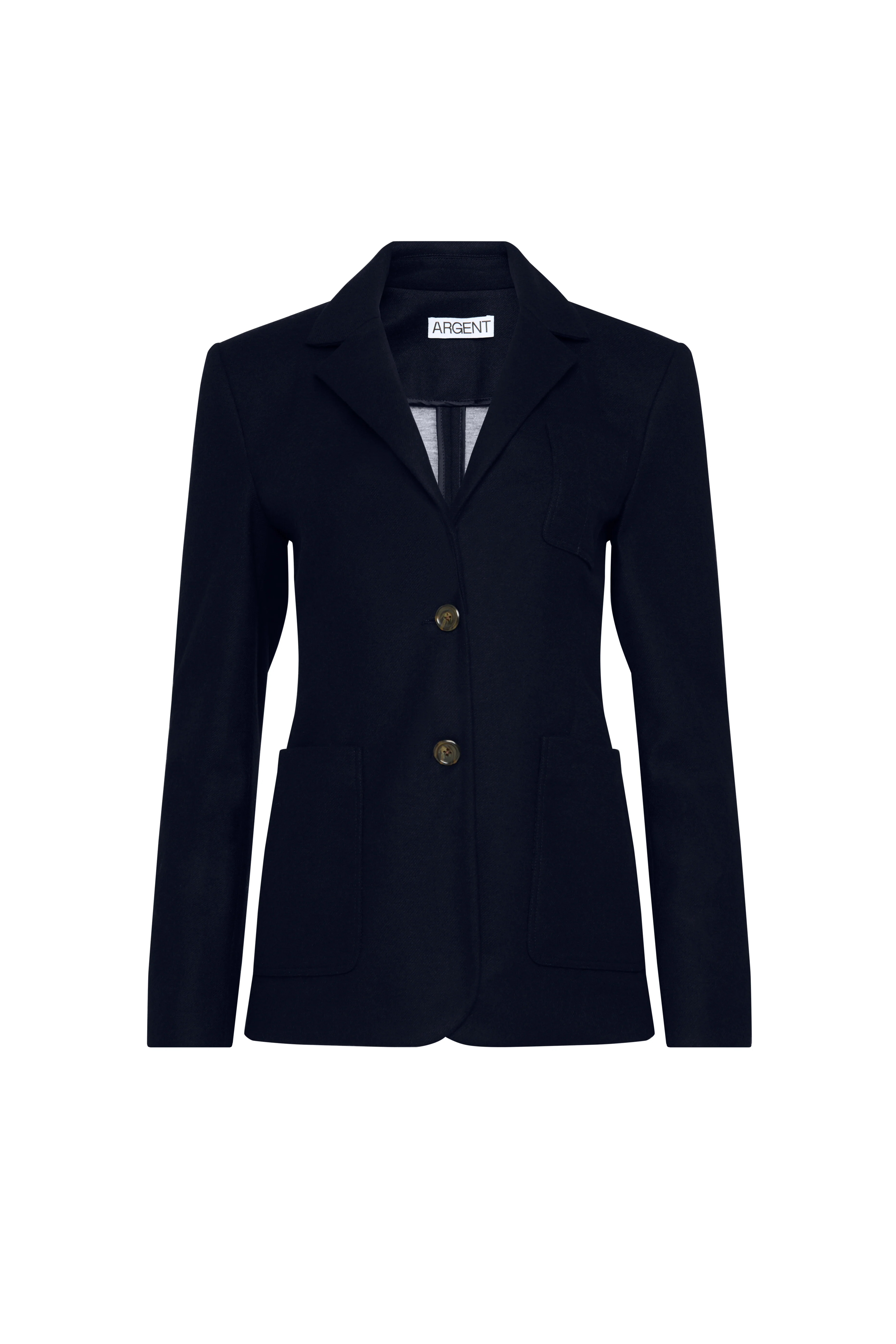 Unlined Weekend Blazer in Double-Faced Wool | Navy - Image 12