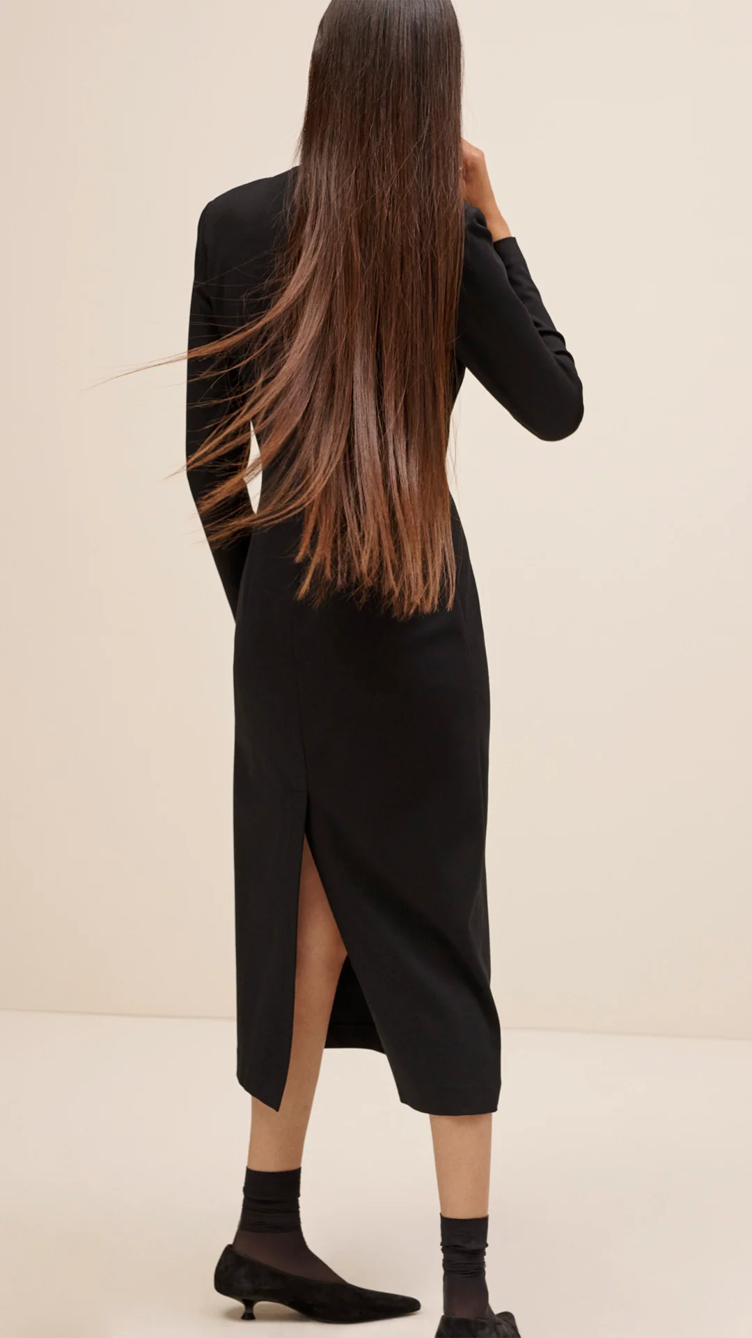 Work Dress in Ponte Jersey | Black - Image 8